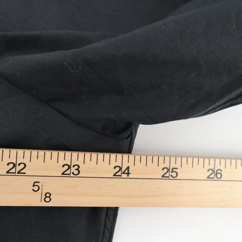 NEW Polo Ralph Lauren Stretch Button Down Black Long Sleeve Mens Large Shirt